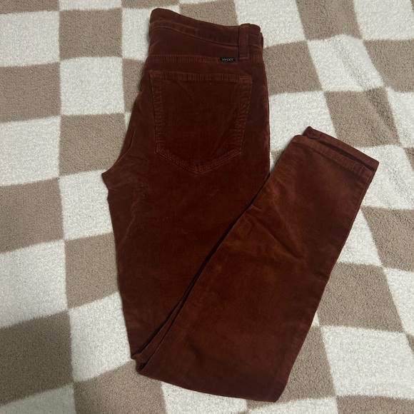 Rust Skinny Corduroy Jeans - Picture 2 of 6